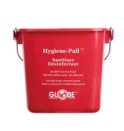 Globe Commercial Products 3603 3 Qt Sanitizing Hygiene Pail®