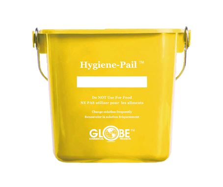 Globe Commercial Products 3603 3 Qt Sanitizing Hygiene Pail®